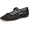 Black Polka Dot Mesh