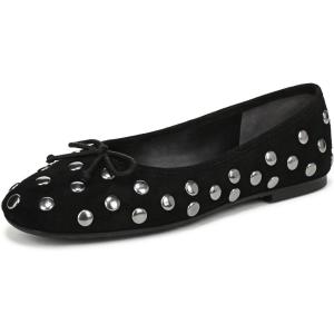imageSam Edelman Womens Alie Ballet FlatBlack Suede Stud