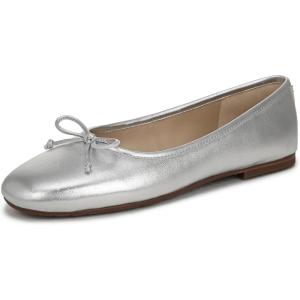 imageSam Edelman Womens Alie Ballet FlatSoft Silver