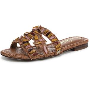 imageSam Edelman Womens Bay Flat SandalCuoio Stone
