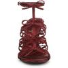 imageSam Edelman Womens Iman Heeled SandalFrench Burgundy