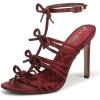 imageSam Edelman Womens Iman Heeled SandalFrench Burgundy