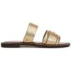imageSam Edelman Womens Gabi Flat SandalAmber Gold