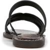 imageSam Edelman Womens Gabi Flat SandalBlack Leather