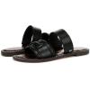 imageSam Edelman Womens Gabi Flat SandalBlack Leather