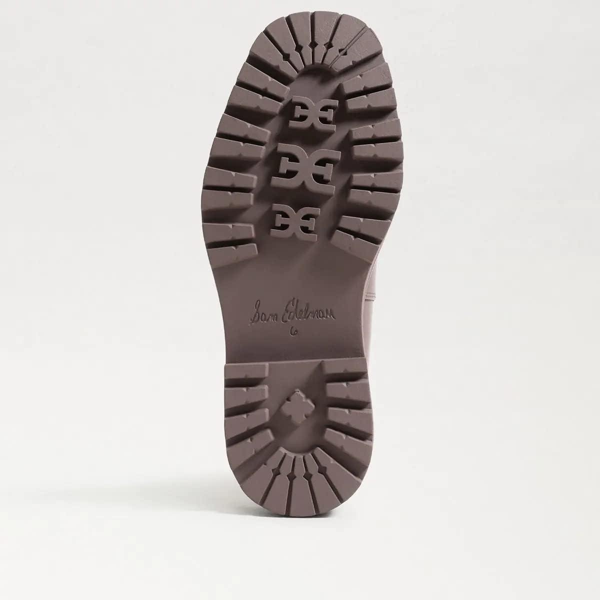 imageSam Edelman Laguna Chinchilla Leather Chelsea Moto Rounded Toe Pull On Boots Chinchilla 7