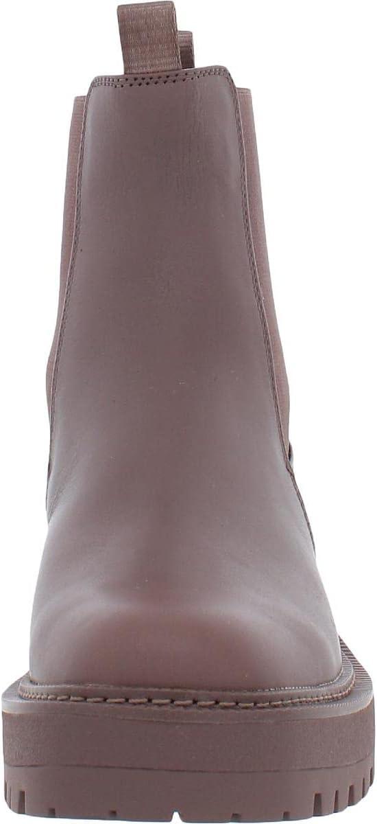 imageSam Edelman Womens Laguna Leather Ankle Chelsea Boots Taupe 9 Wide CDW