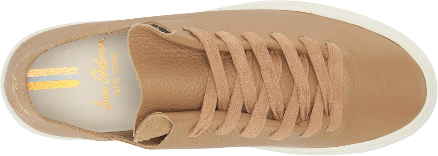 imageSam Edelman Womens Poppy Lace Up SneakerCamel
