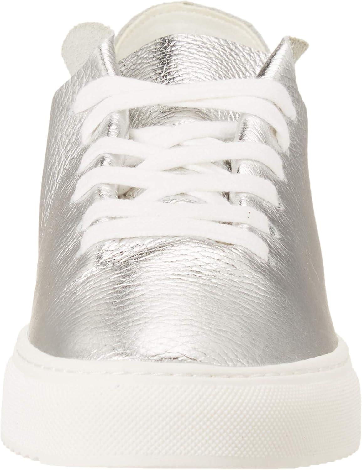 imageSam Edelman Womens Poppy Lace Up SneakerSoft Silver