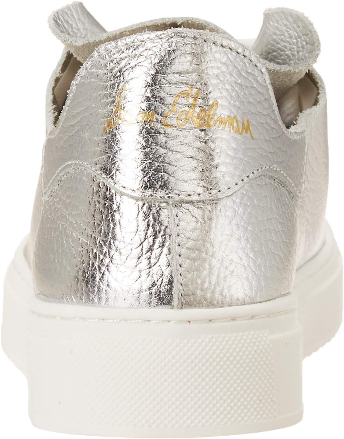 imageSam Edelman Womens Poppy Lace Up SneakerSoft Silver