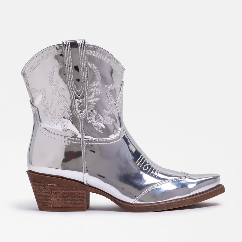 imageSam Edelman Womens Winnie BootieSoft Silver