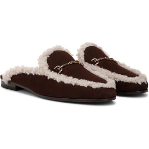 imageSam Edelman Womens LinnieBallet FlatCafe Noir Shearling