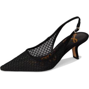 image:imageSam Edelman Womens Bianka SlingBlack Suede Net Mesh
