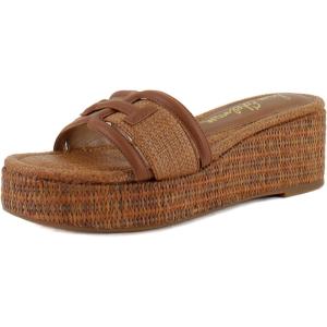 image:imageSam Edelman Womens Pauleena Wedge SandalsRich CognacCuoio