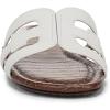 image:imageSam Edelman Womens Bay Flat SandalBright White Leather