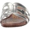 image:imageSam Edelman Womens Bay Flat SandalLiquid Soft Silver