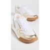 image:imageSam Edelman Womens Layla SneakersOff WhiteMolten Gold