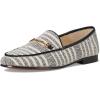 image:imageSam Edelman Womens Loraine Bit LoaferBlackNatural Striped Linen