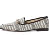 image:imageSam Edelman Womens Loraine Bit LoaferBlackNatural Striped Linen