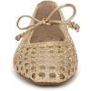 image:imageSam Edelman Womens Marcie Woven Mary Jane FlatsAmber Gold