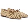 image:imageSam Edelman Womens Marcie Woven Mary Jane FlatsBleached BeechwoodSaddle