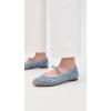 image:imageSam Edelman Womens Marcie Woven Mary Jane FlatsLight Denim Blue