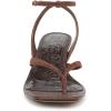 image:imageSam Edelman Womens Pax Heeled Thong SandalsAnde Brown