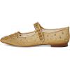 image:imageSam Edelman Womens Yaro Heeled Sandal Soft Nude LeatherAmber Gold Glitz Mesh