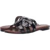 image:imageSam Edelman Womens Yaro Heeled Sandal Soft Nude LeatherBlack Patent