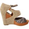 image:imageSam Edelman Womens Yaro Heeled Sandal Soft Nude LeatherBlackIvory