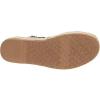 image:imageSam Edelman Womens Yaro Heeled Sandal Soft Nude LeatherBlackWhite Multi Heavy Woven Stripe Trim