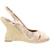 image:imageSam Edelman Womens Yaro Heeled Sandal Soft Nude LeatherBlackWhite Snake