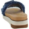 image:imageSam Edelman Womens Yaro Heeled Sandal Soft Nude LeatherBlue Multi Fray