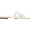 image:imageSam Edelman Womens Yaro Heeled Sandal Soft Nude LeatherBright White Patent