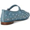 image:imageSam Edelman Womens Yaro Heeled Sandal Soft Nude LeatherCoastal Blue Glitz Mesh