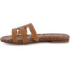 image:imageSam Edelman Womens Yaro Heeled Sandal Soft Nude LeatherCognac