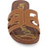 image:imageSam Edelman Womens Yaro Heeled Sandal Soft Nude LeatherCognac