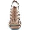 image:imageSam Edelman Womens Yaro Heeled Sandal Soft Nude LeatherDk Bourbon Leather