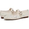 image:imageSam Edelman Womens Yaro Heeled Sandal Soft Nude LeatherIvory Lace