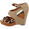 image:imageSam Edelman Womens Yaro Heeled Sandal Soft Nude LeatherLeopard