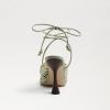 image:imageSam Edelman Womens Yaro Heeled Sandal Soft Nude LeatherPistachio Suede