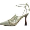 image:imageSam Edelman Womens Yaro Heeled Sandal Soft Nude LeatherPistachio Suede