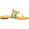 image:imageSam Edelman Womens Yaro Heeled Sandal Soft Nude LeatherYellow Multi Yarn