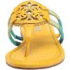 image:imageSam Edelman Womens Yaro Heeled Sandal Soft Nude LeatherYellow Multi Yarn