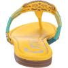 image:imageSam Edelman Womens Yaro Heeled Sandal Soft Nude LeatherYellow Multi Yarn