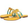 image:imageSam Edelman Womens Yaro Heeled Sandal Soft Nude LeatherYellow Multi Yarn