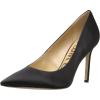image:imageSam Edelman Womens Hazel Pointed Toe PumpBlack Satin
