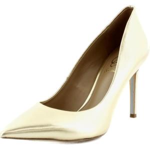 image:imageSam Edelman Womens Hazel Pointed Toe PumpAmber Gold Leather
