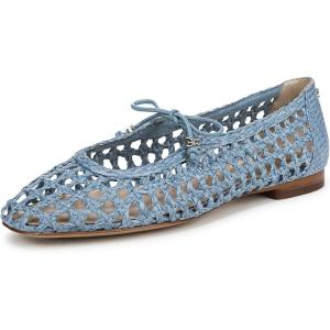 image:imageSam Edelman Womens Marcie Woven Mary Jane FlatsLight Denim Blue