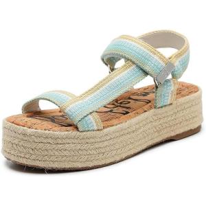 image:imageSam Edelman Womens Yaro Heeled Sandal Soft Nude LeatherAqua